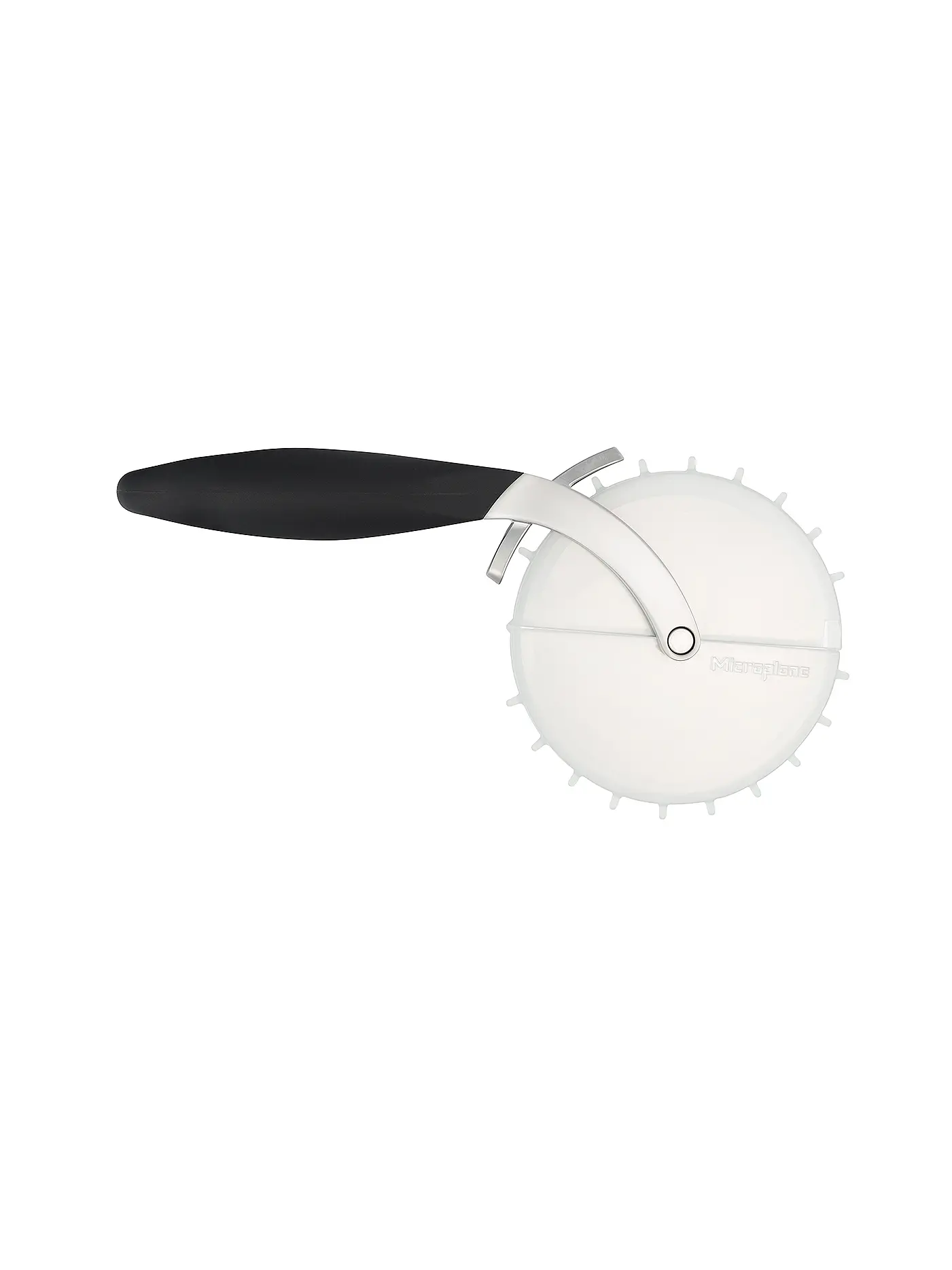 MICROPLANE | Profi Pizza-Schneider Schwarz Edelstahl | 